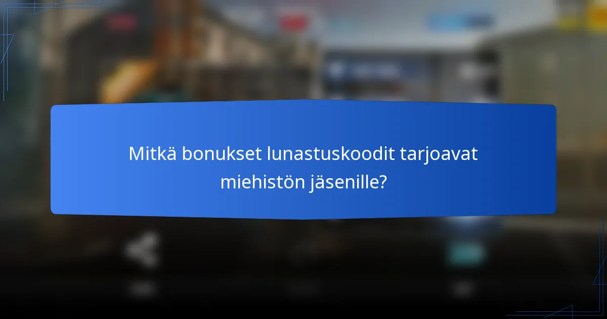 Mitkä bonukset lunastuskoodit tarjoavat miehistön jäsenille?