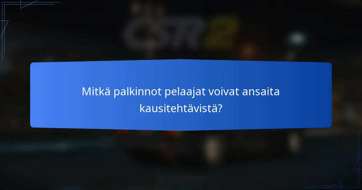 Mitkä palkinnot pelaajat voivat ansaita kausitehtävistä?